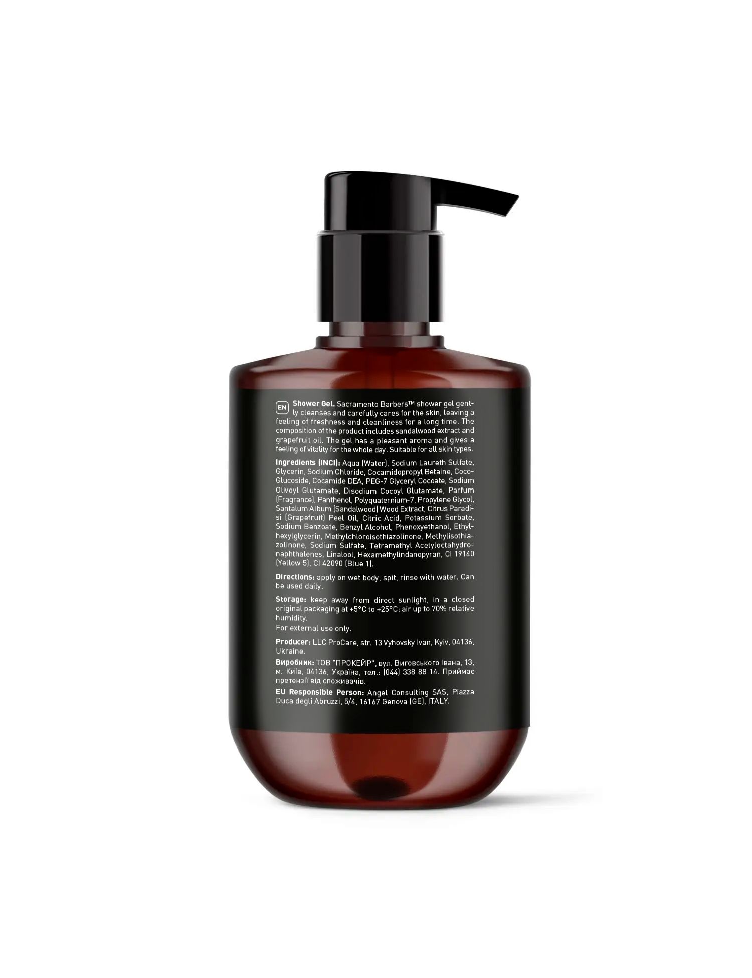 Картинка Гель для душу Sacramento Barbers